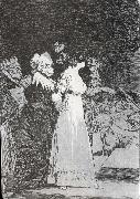Francisco Goya El si pronuncian y la mano Alargan al primero que llega painting